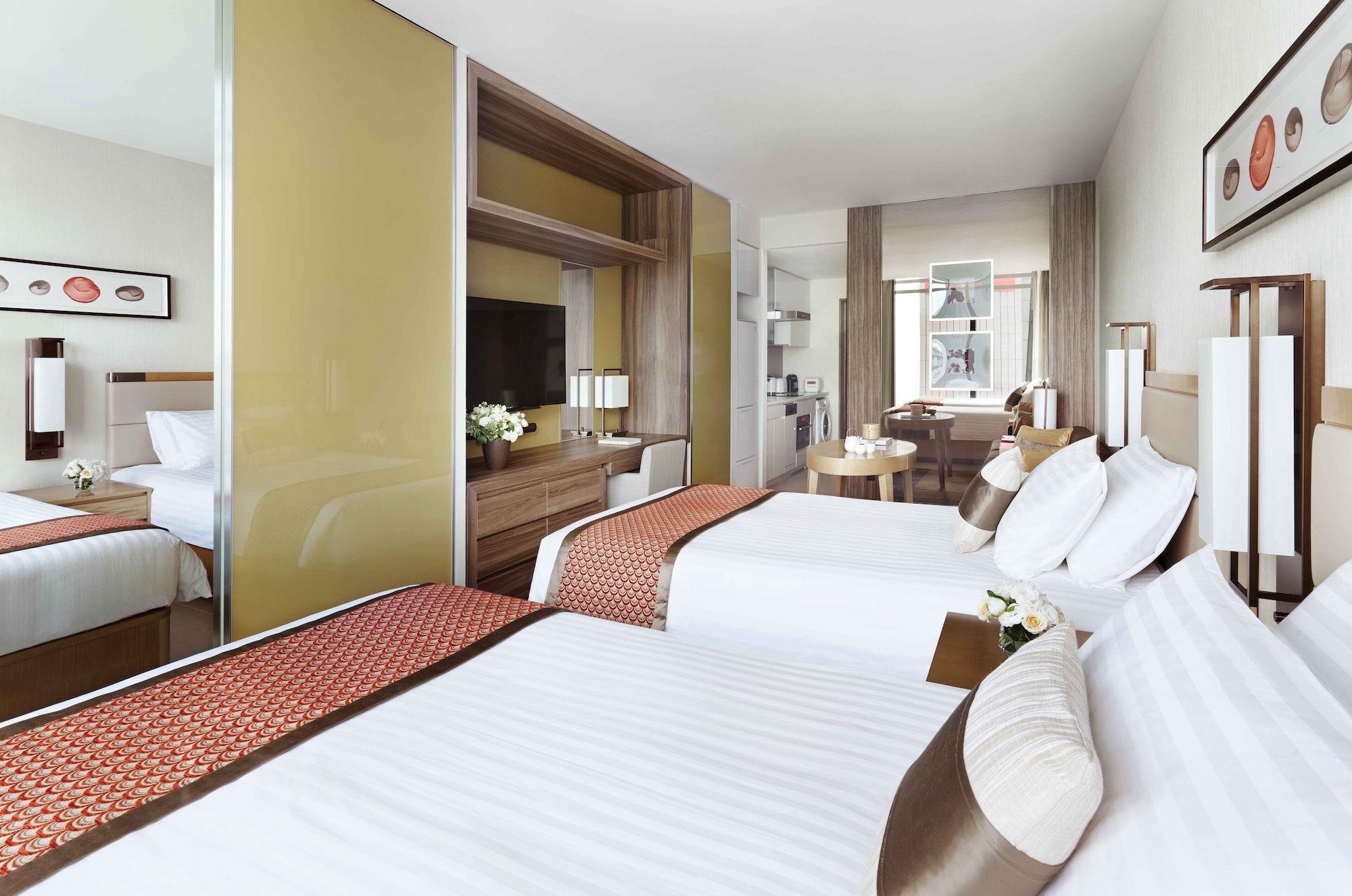 Hotel Oakwood Premier Tokio Exterior foto A typical room at the hotel