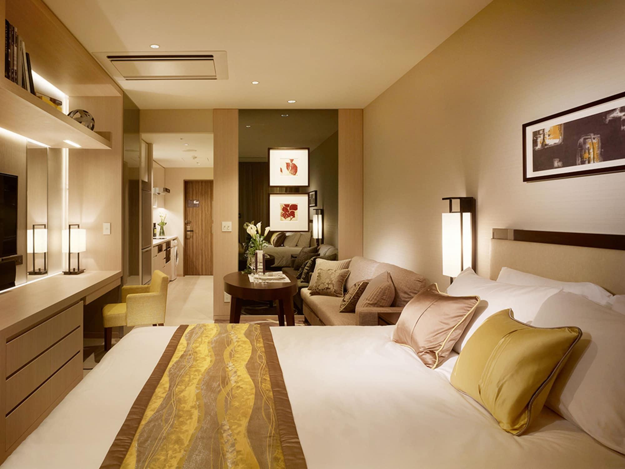 Hotel Oakwood Premier Tokio Exterior foto A room at the hotel